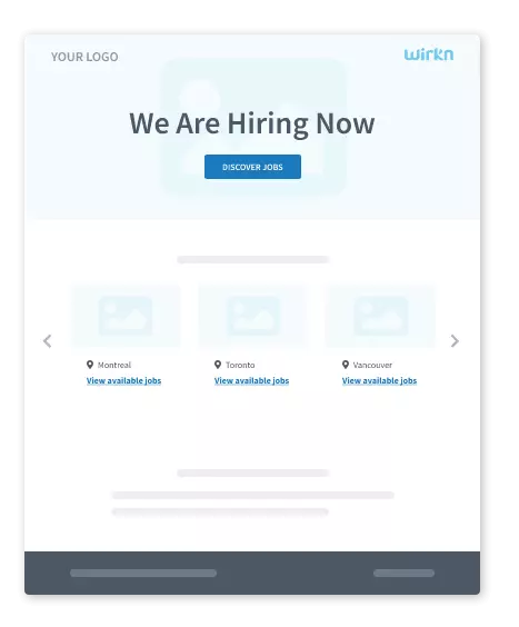 we are hiring now page